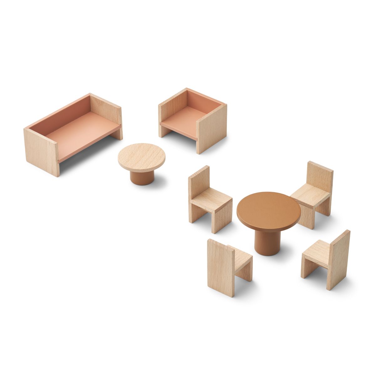 Liewood Meubles de maison de poupée Gillian - Rose mix - Maison de jeux & accessoires