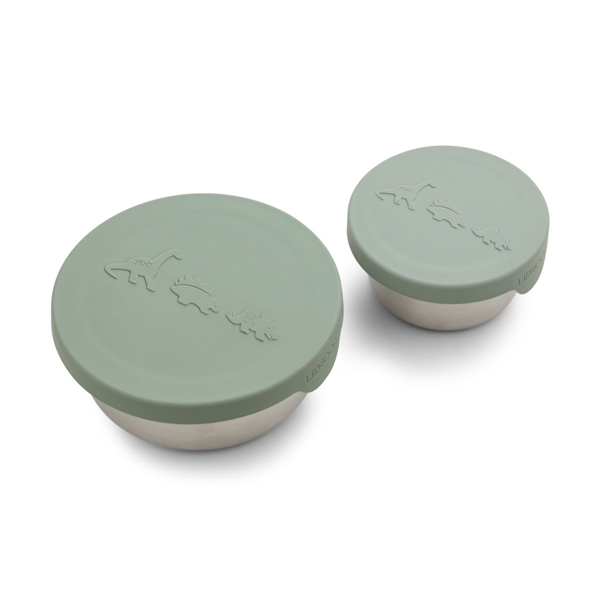 Liewood Coffret goûter Fiby - Dino peppermint mix - Boïte à goûter