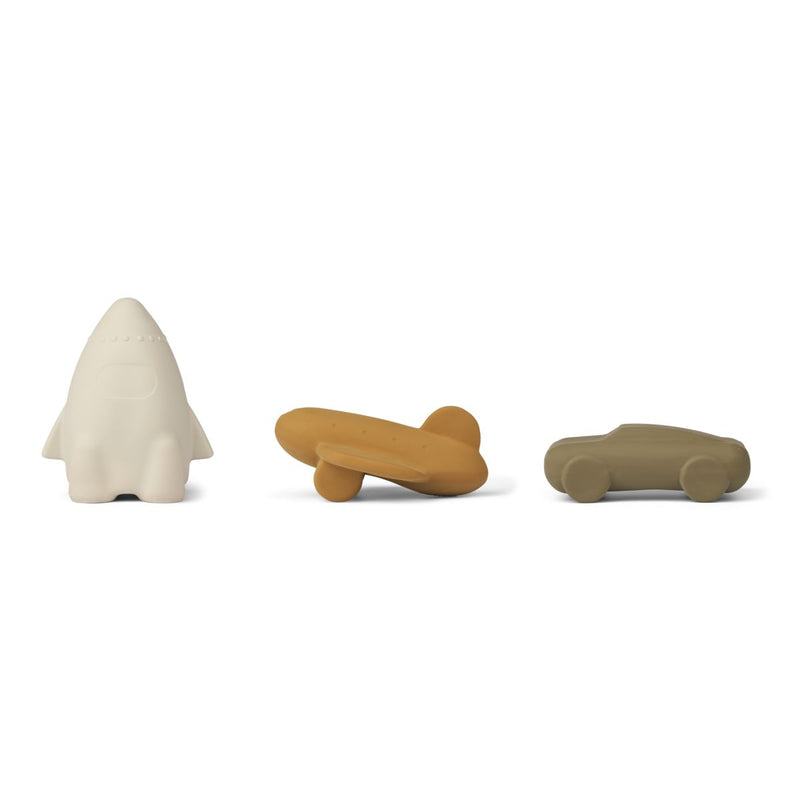 Liewood Lot de 3 jouets Jacob - Golden caramel multi mix - Jouet de bain