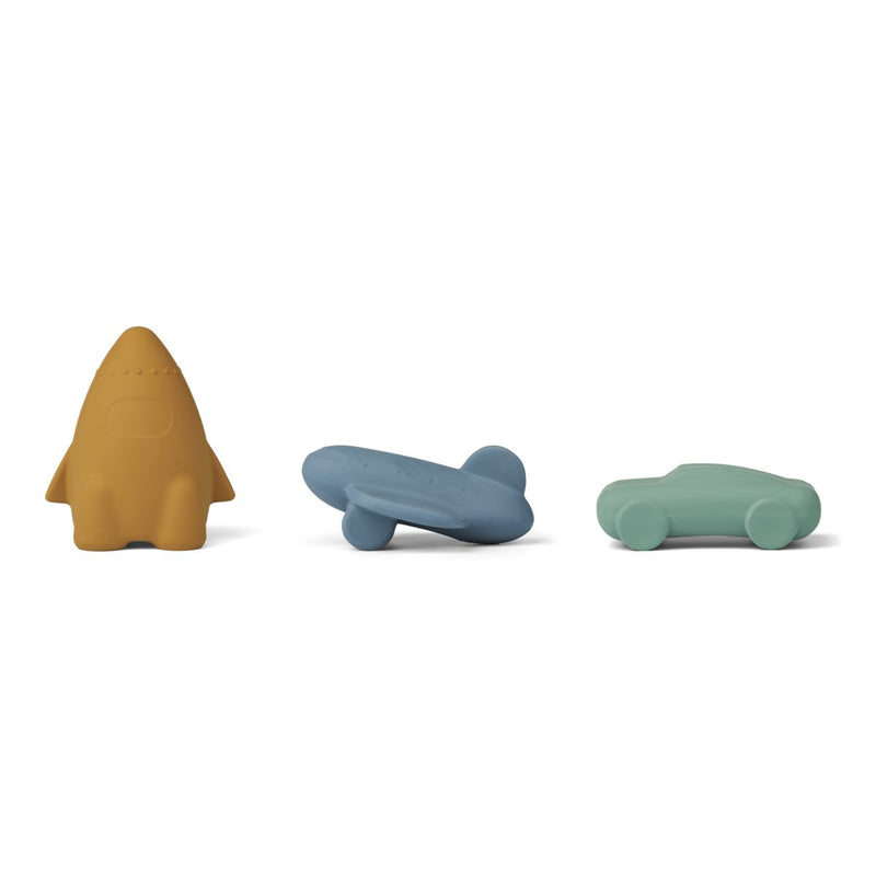 Liewood Lot de 3 jouets Jacob - Blue multi mix - Jouet de bain