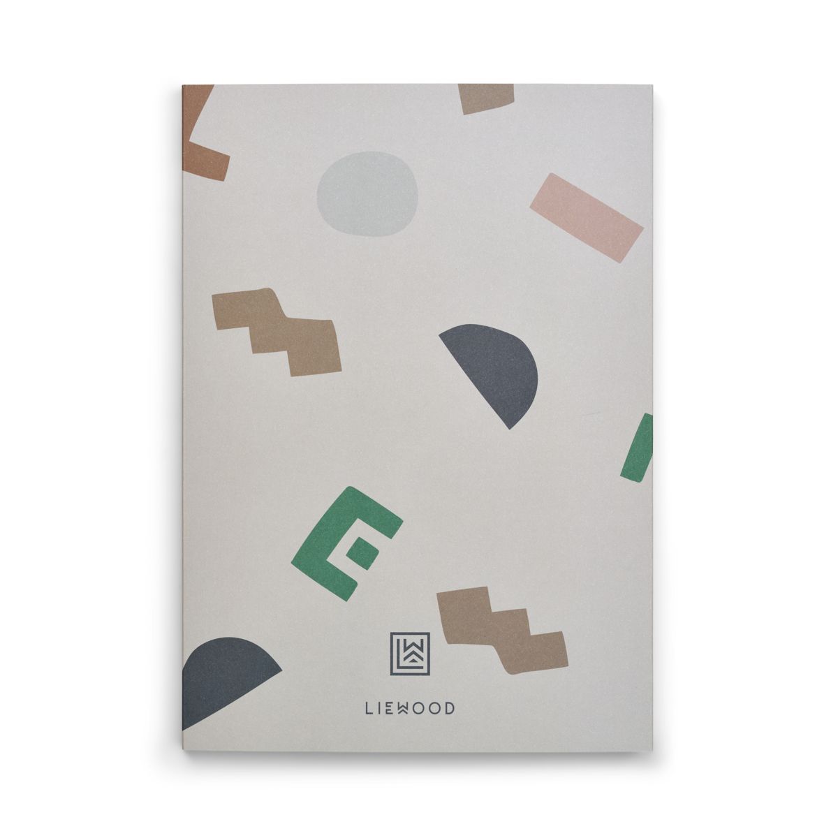 Liewood Carnet Jae moyen - Graphic alphabet / Sandy - Carnets