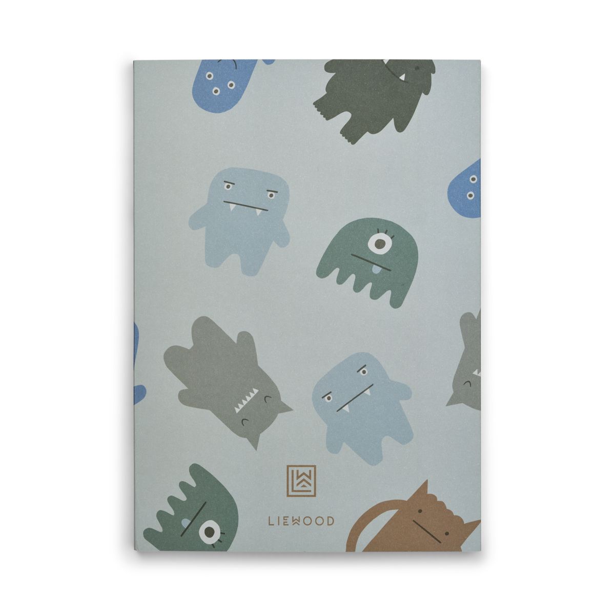 Liewood Carnet Jae moyen - Monster / Mist - Carnets