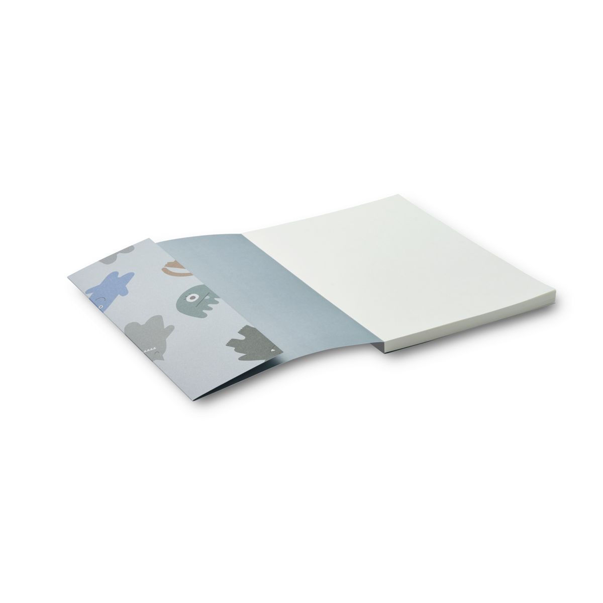 Liewood Carnet Jae moyen - Monster / Mist - Carnets
