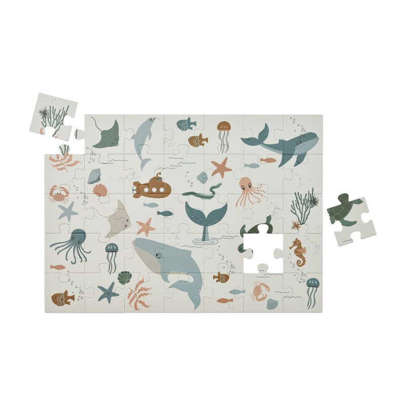 Liewood Puzzle Jimmie - Sea creature / Sandy - Puzzle