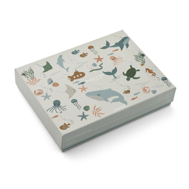 Liewood Puzzle Jimmie - Sea creature / Sandy - Puzzle