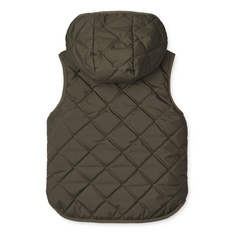 Liewood Veste sans manches réversible Diana - Army brown mix - Weste