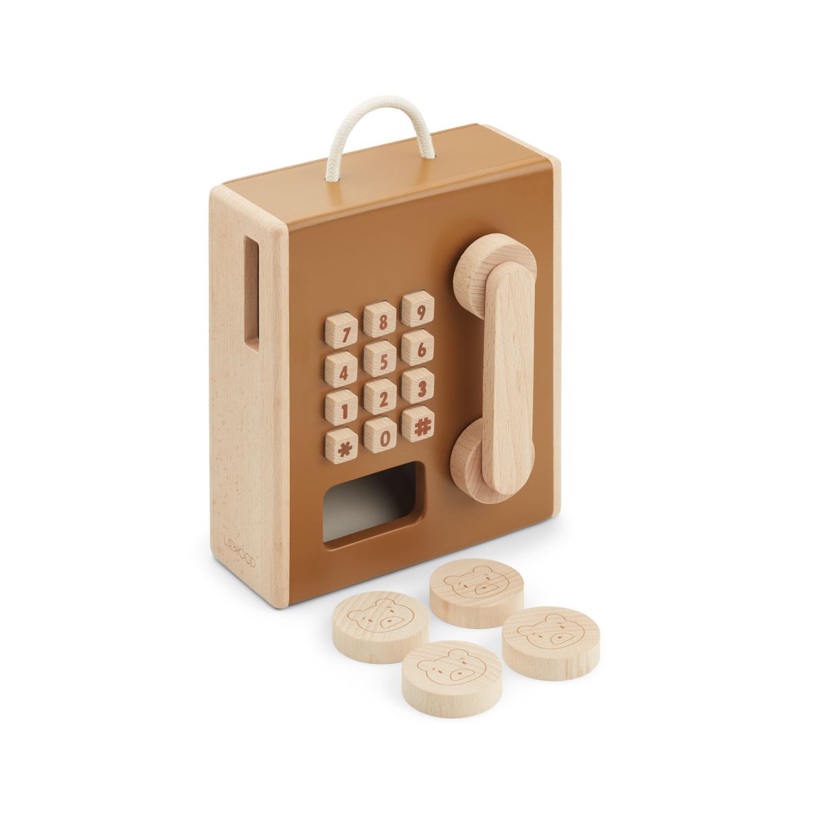 Liewood Téléphone public Rufus - Golden caramel multi mix - PRETEND PLAY