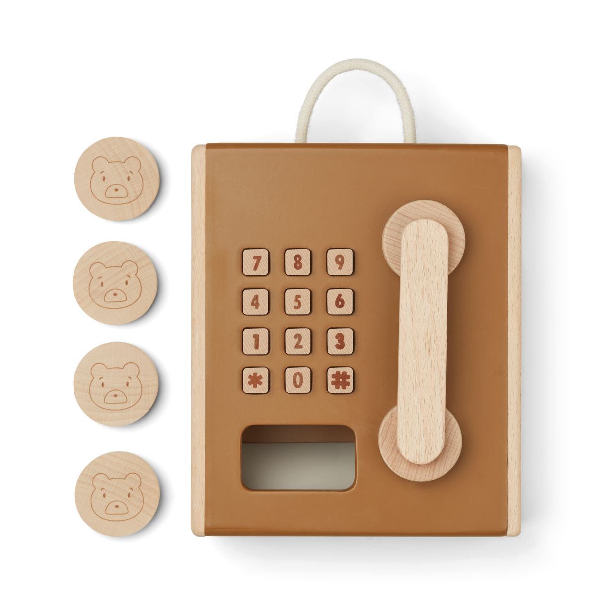 Liewood Téléphone public Rufus - Golden caramel multi mix - PRETEND PLAY