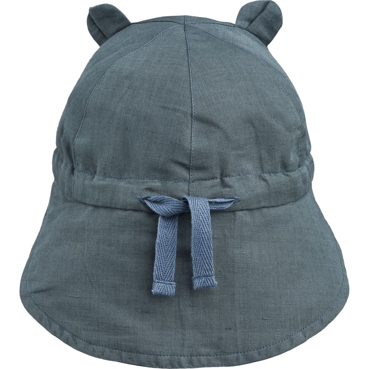Liewood Chapeau de soleil en lin Gorm - Whale blue - Chapeaux & Casquettes