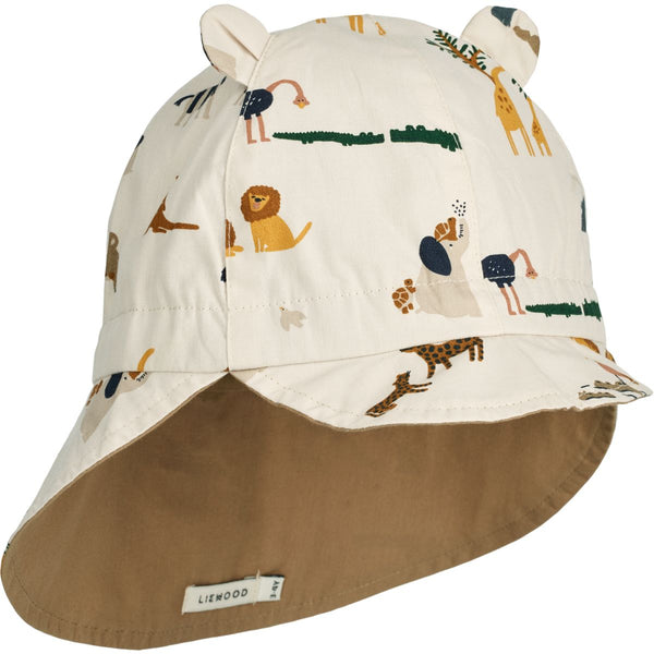 Liewood Chapeau de soleil réversible Gorm - All together / Sandy - Chapeaux & Casquettes