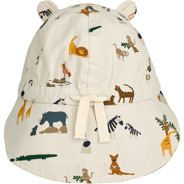 Liewood Chapeau de soleil réversible Gorm - All together / Sandy - Chapeaux & Casquettes