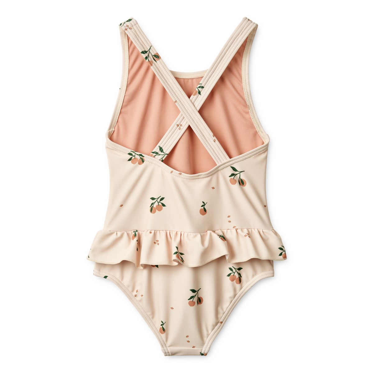 Liewood Maillot de bain seersucker Amara - Peach / Sea shell - Maillot de bain