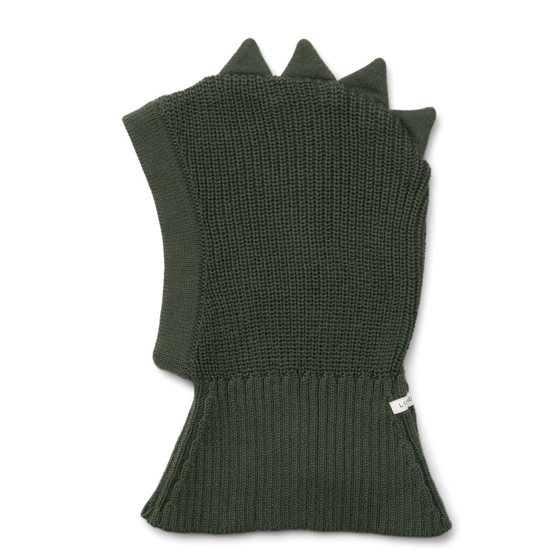 Liewood Cagoule avec oreilles de dinosaure Hanibal - Hunter green - Chapeaux & Casquettes