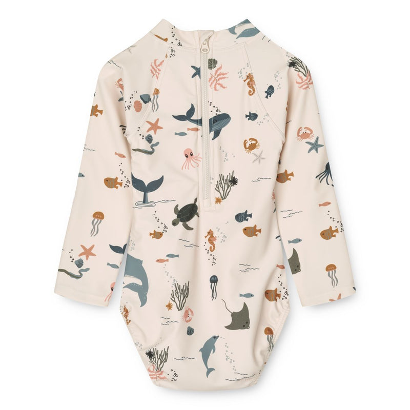 Liewood Maillot de bain Maxime - Sea creature / Sandy - Maillot de bain