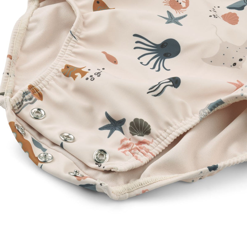 Liewood Maillot de bain Maxime - Sea creature / Sandy - Maillot de bain