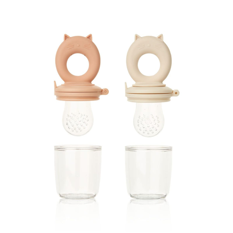 Lot de 2 tétines alimentaires Miranda - Tuscany rose / Apple blossom