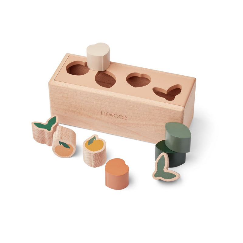Liewood Boîte à casse-tête Midas - Peach / Pale tuscany multi mix - Cube de puzzle