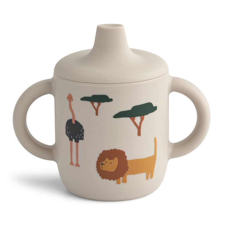 Liewood Gobelet en silicone Neil 150 ml - Safari sandy mix - Gobelet
