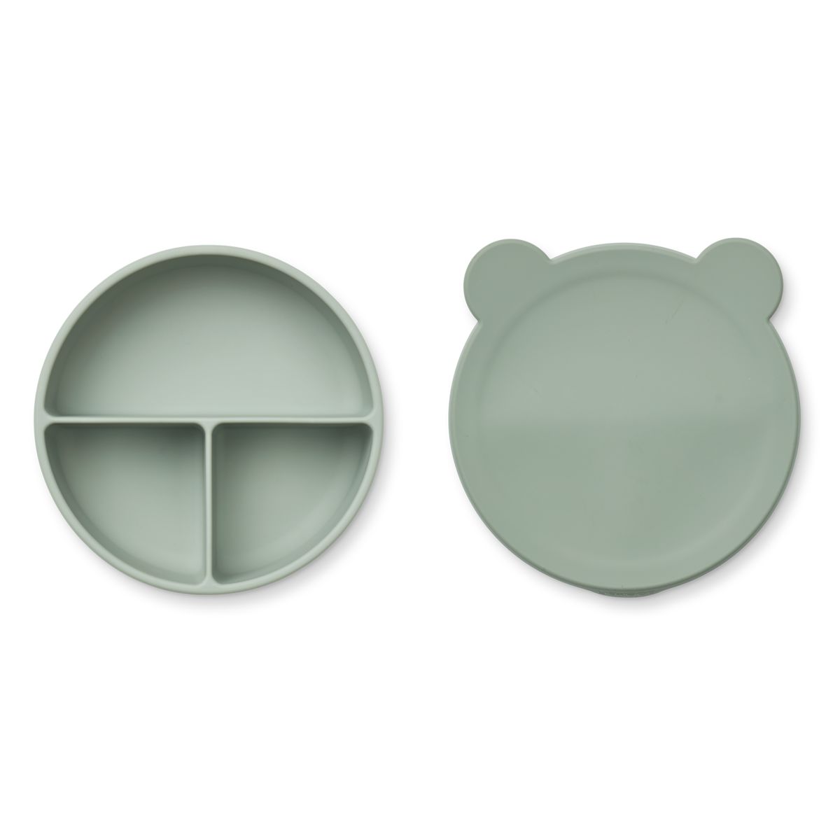 Liewood Bol à compartiment Rosie - Mr. bear/faune green/dove blue mix - Bols