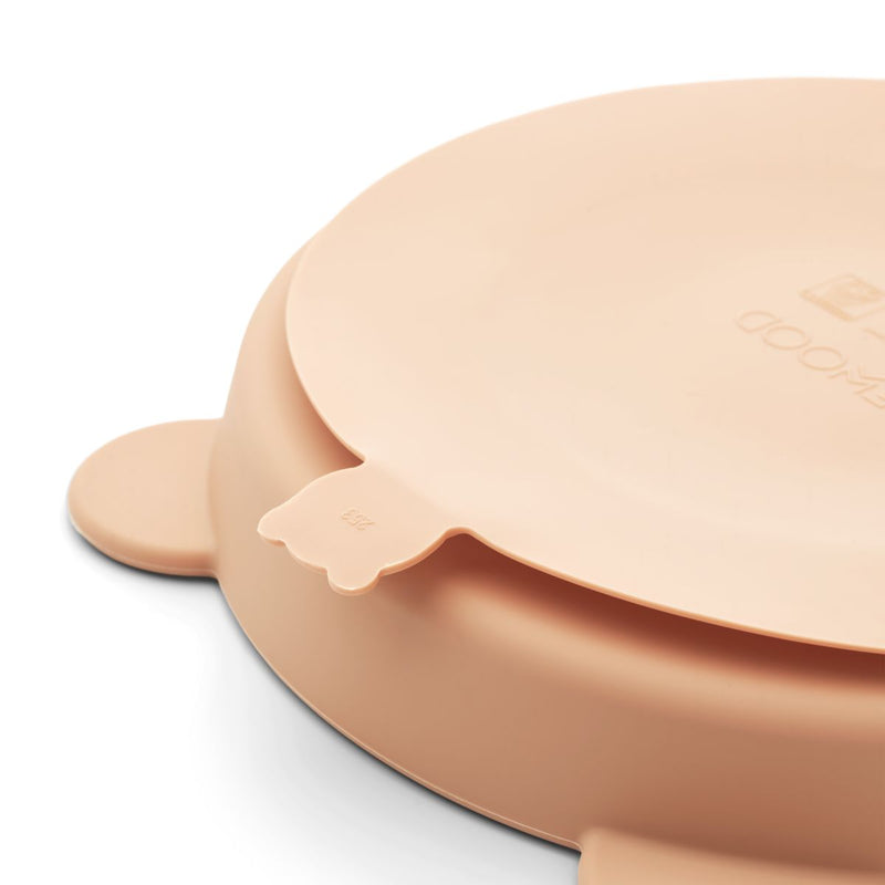 Liewood Lot de 2 assiettes à compartiment Stacy - Mustard / tuscany rose mix - Assiettes