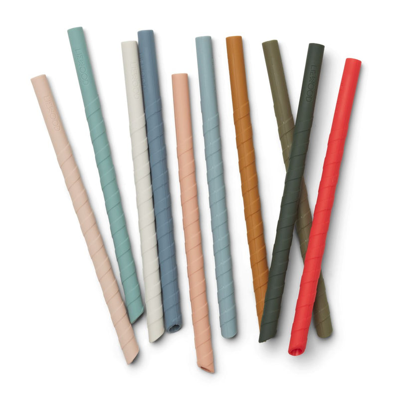Liewood Lot de 10 pailles Timoti - Multi mix - Pailles
