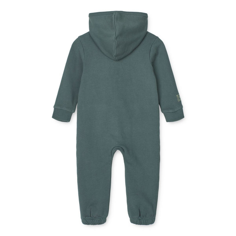 Liewood Combinaison sweat Topeka - Whale blue - Combinaisons