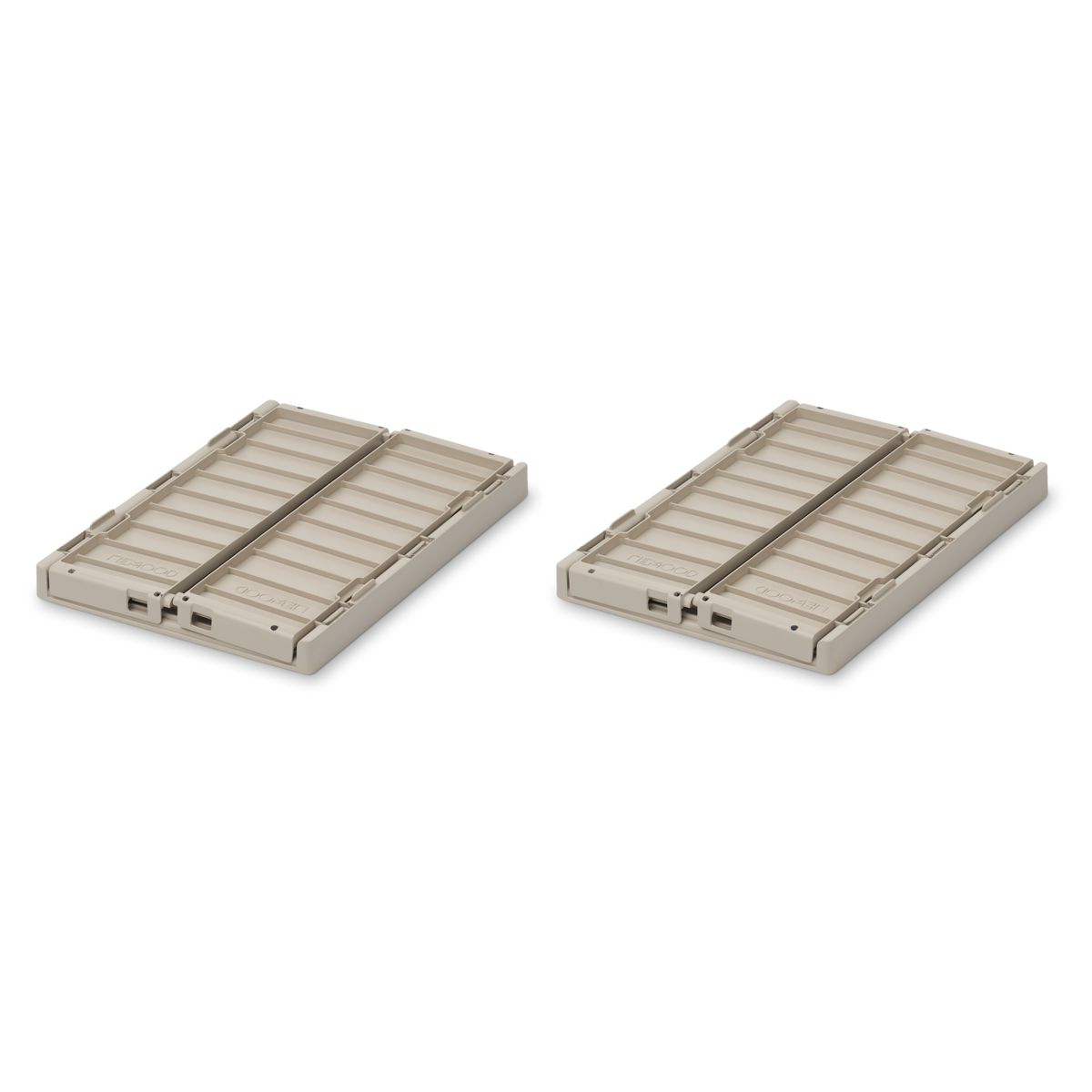 Liewood Boîtes de Rangement WESTON Taille S, Lot de 2 - Sandy - Boîtes de rangement