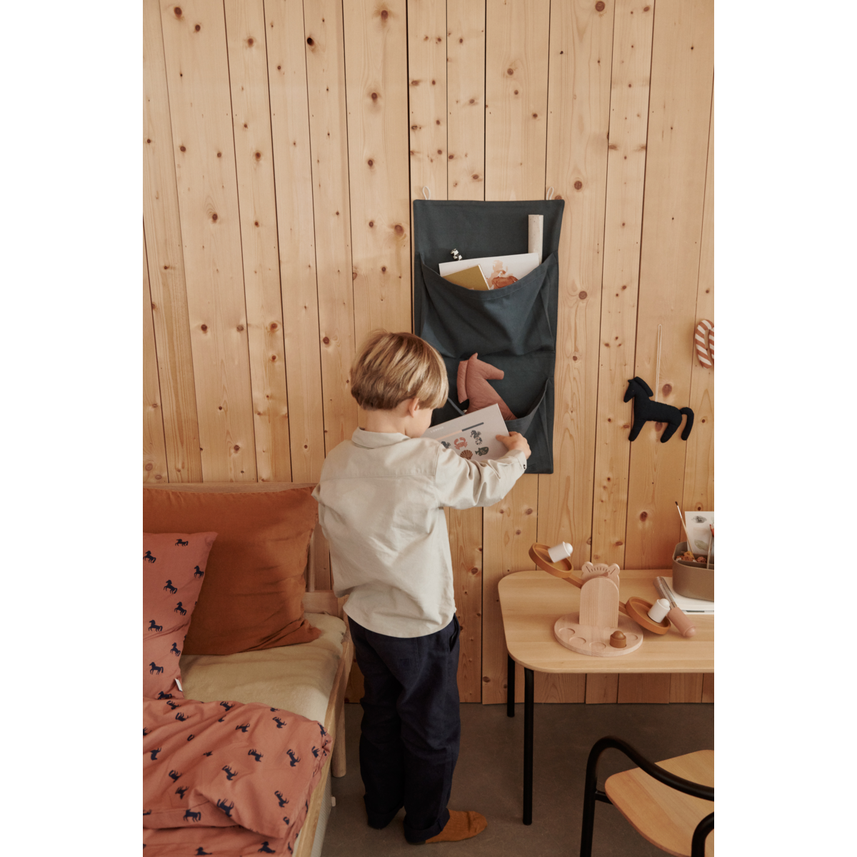 Liewood Table Nicolo - Black - TABLE DE JEU