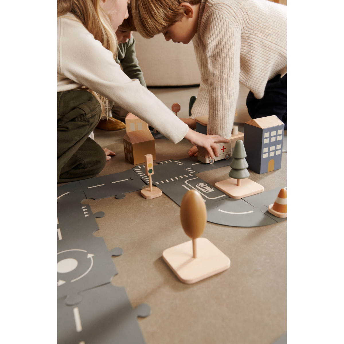 Liewood Arrêt de bus Village - Whale blue mix - Maison de jeux & accessoires