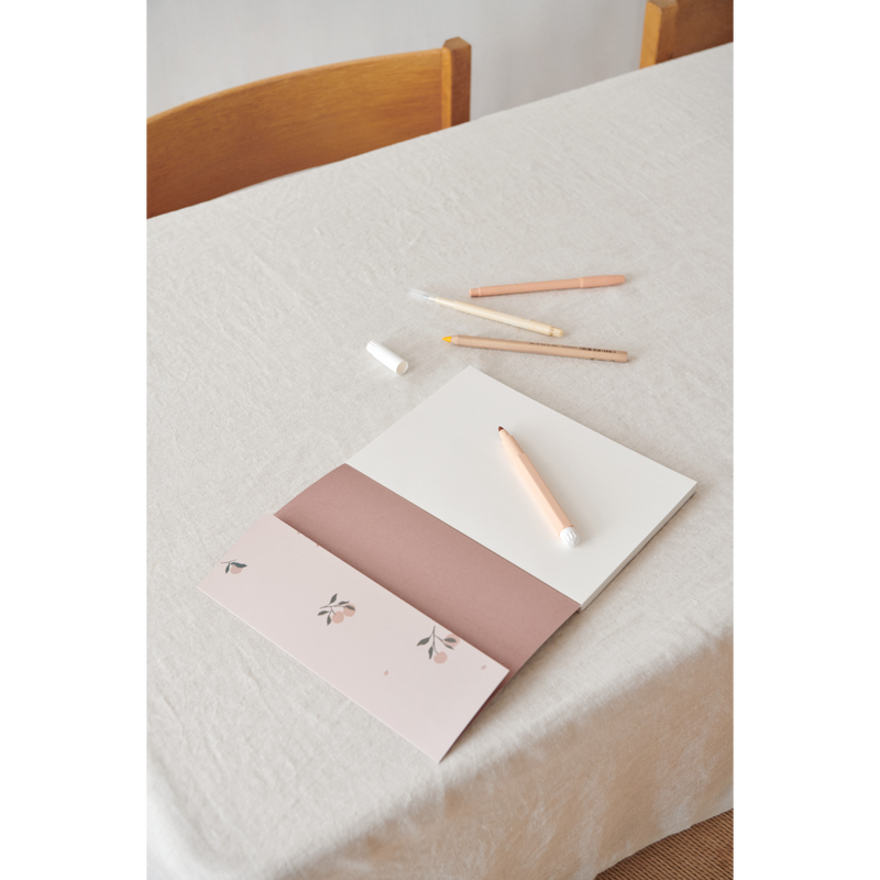 Liewood Carnet Jae moyen - Peach / Sea shell - Carnets