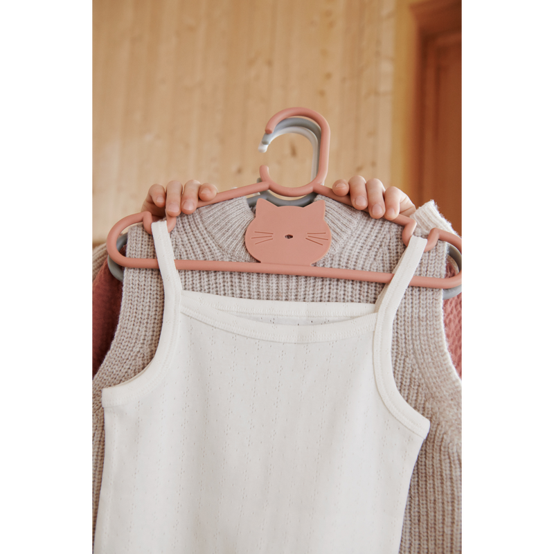 Liewood Cintre avec détails animaux Falton lot de 8 - Tuscany rose - Porte-manteau