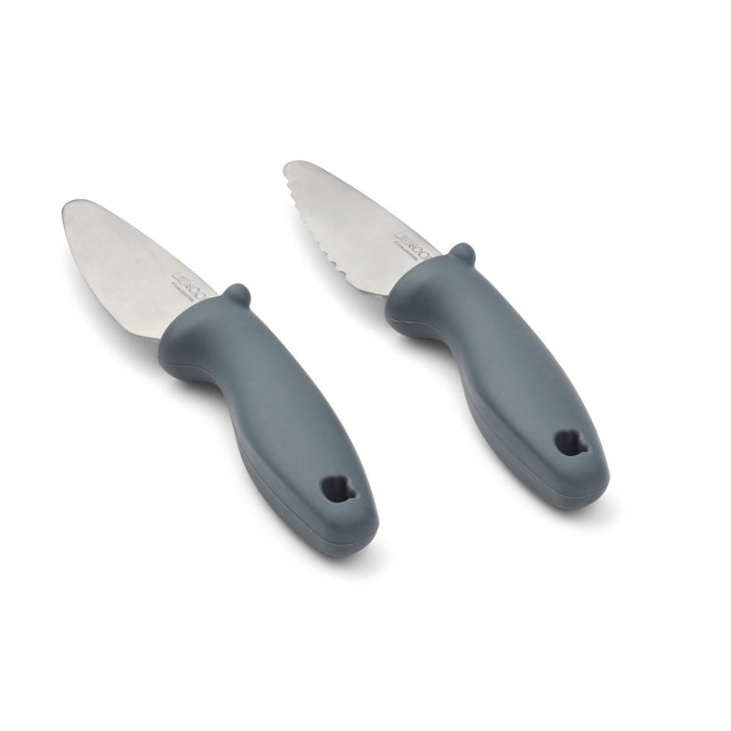 Liewood Ensemble de couteaux Perry - Whale blue - Couverts