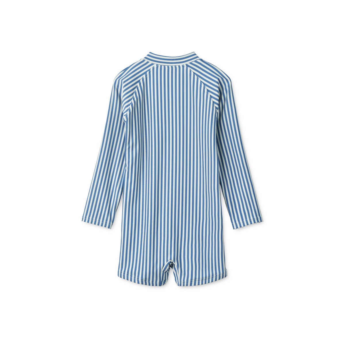 Liewood Maillot De Bain À Rayures À Manches Longues Max - Y/D stripe Riverside / Creme de la creme - Maillot de bain