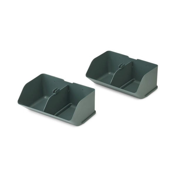 Liewood Organiseur de bureau Rosemary lot de 2 - Whale blue - Pot à Crayons