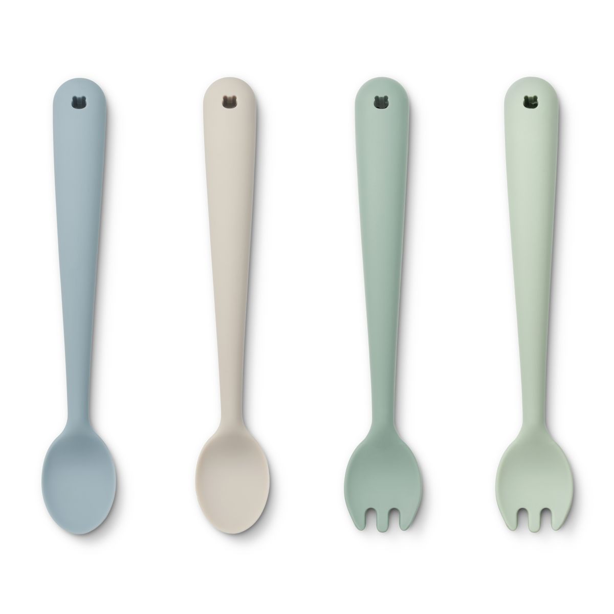 Liewood Kit de couverts Shea - Dusty mint multi mix - Ensemble de vaisselle