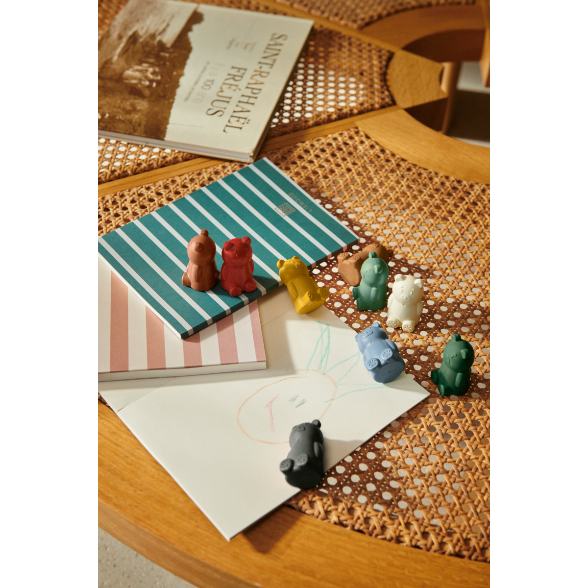 Liewood Carnets Sidney - Sea creature / Stripe mix - Carnets