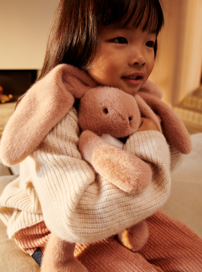 Liewood Lapin en peluche Berto - Mist - Teddy