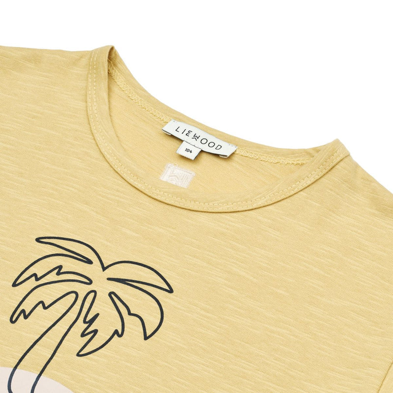 Liewood T-Shirt À Imprimé Dodomo - Palm peace / Crispy corn - T-shirt