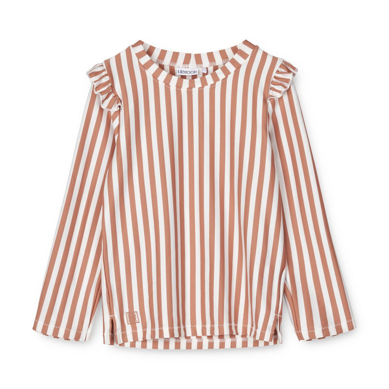 Liewood T-shirt de bain Tenley - Y/D Stripe: Tuscany rose / Creme de la creme - T-shirt de bain