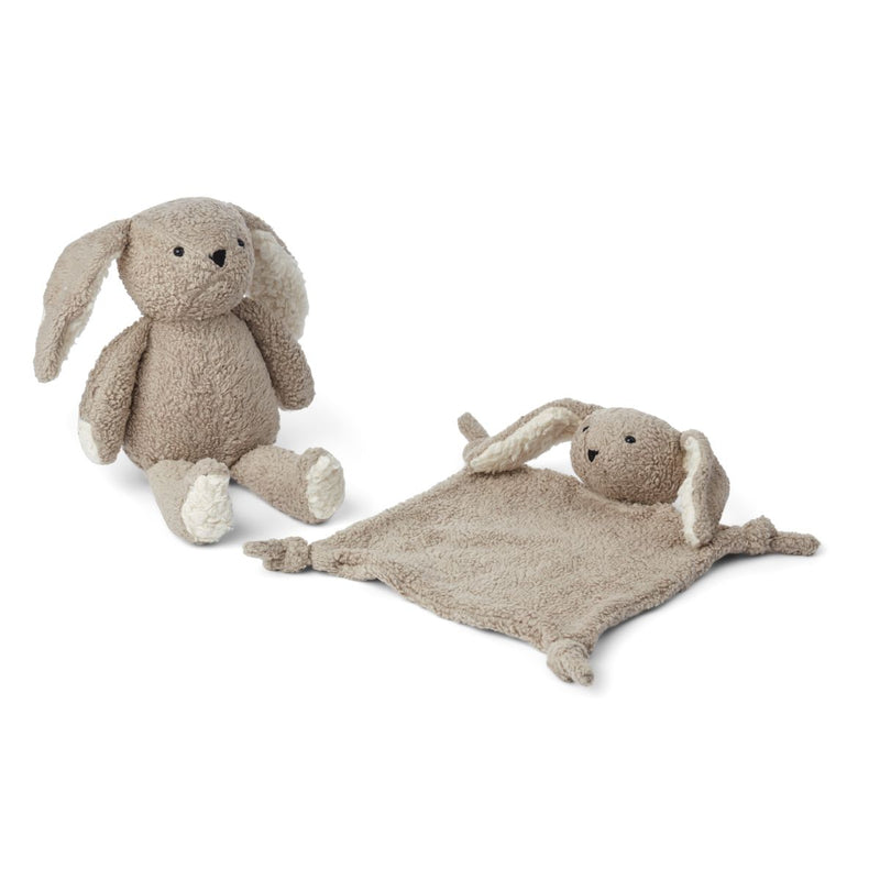 Liewood Coffret cadeau bébé Ted - Rabbit / Pale grey - Teddy
