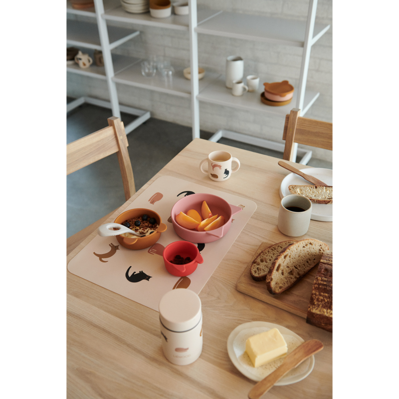 Liewood Set de table Jude - Miauw / Apple blossom - Set de table