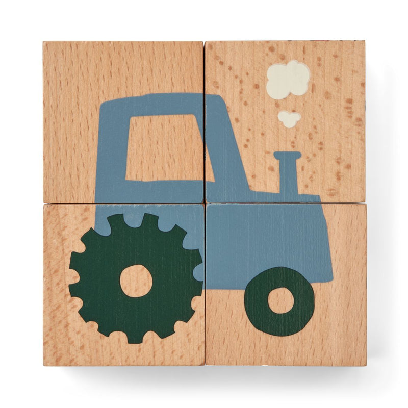Liewood Puzzle Aage - Vehicle / Nature - Puzzle
