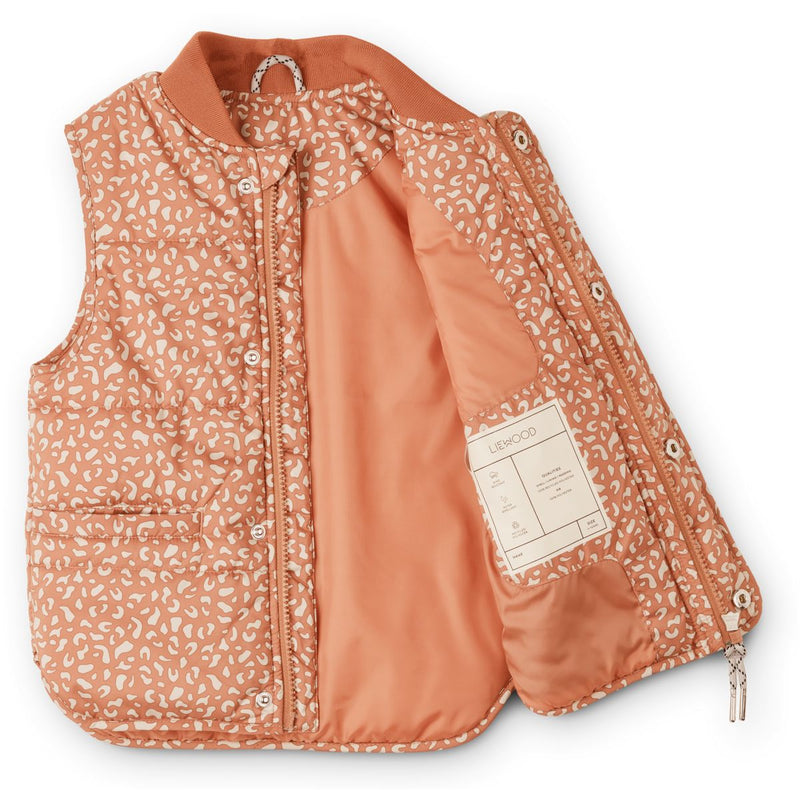 Liewood Veste sans manche Allison - Mini leo / Tuscany rose - Weste