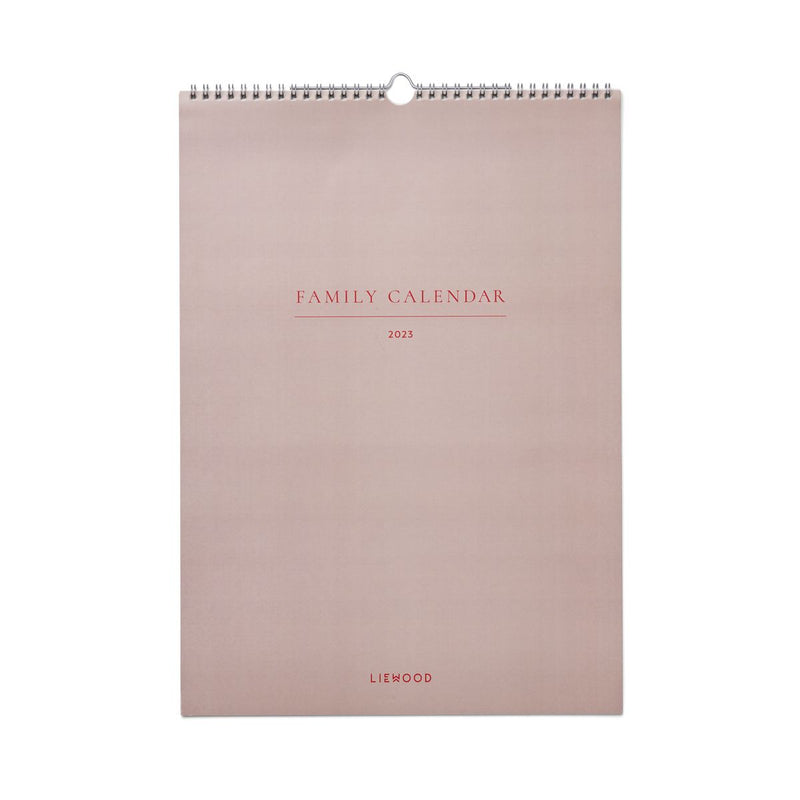Liewood Calendrier familial Artie - Tuscany rose mix - Calendrier