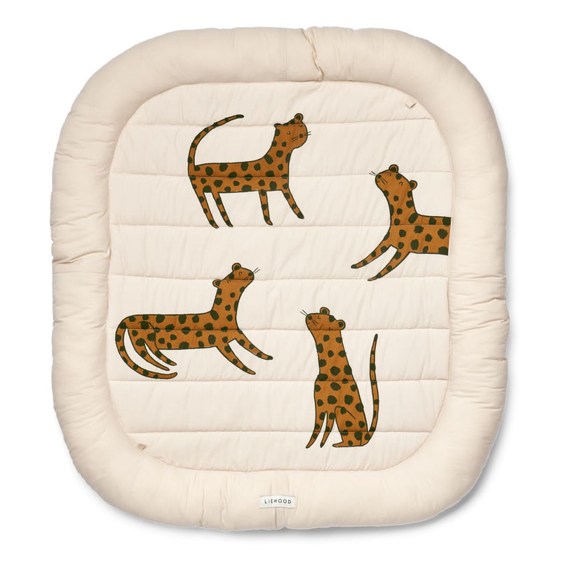 Liewood Tapis d'éveil Amin - Leopard / Sandy - Nid bébé