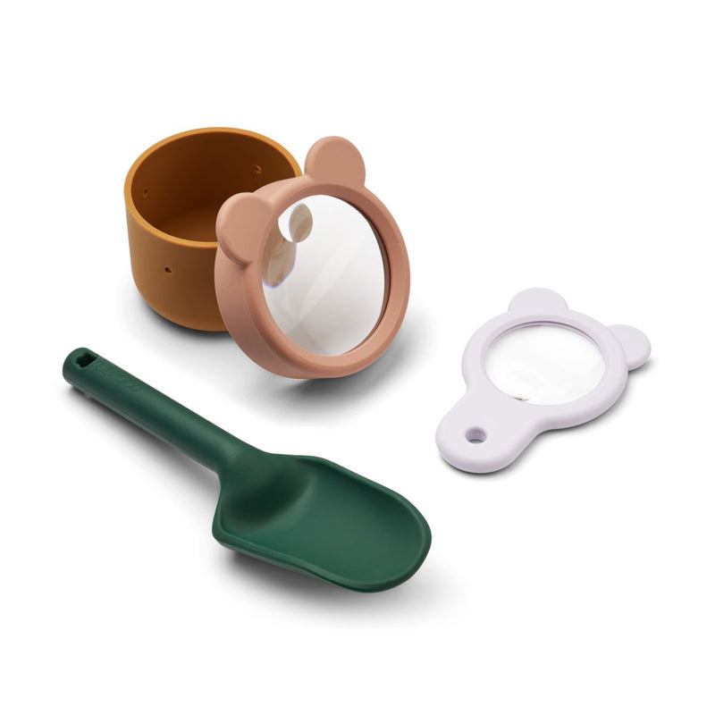 Liewood Kit d’exploration Bessie - Garden green multi mix - Outils de jardinage
