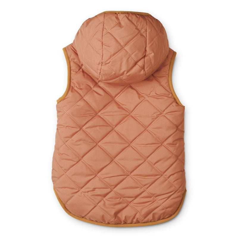 Liewood Veste sans manches réversible Diana - Tuscany rose / Sandy - Weste
