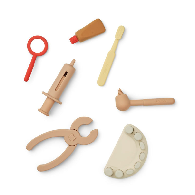 Liewood Ensemble jeu de Dentiste Frank - Rose multi mix - 