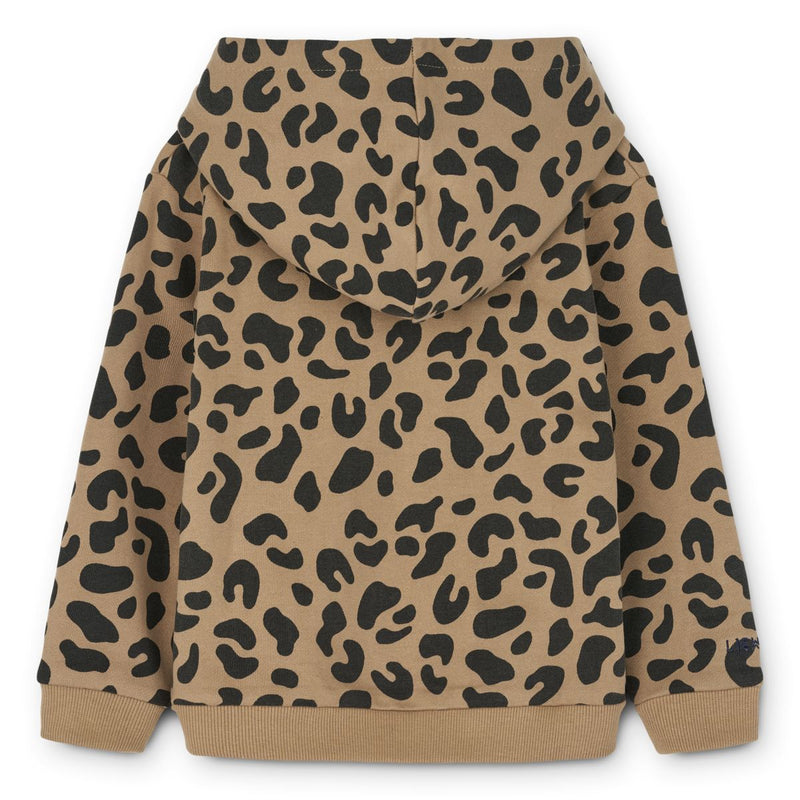Liewood Pull à capuche Hildur - Mega leo / oat mix - Sweatshirt à capuche