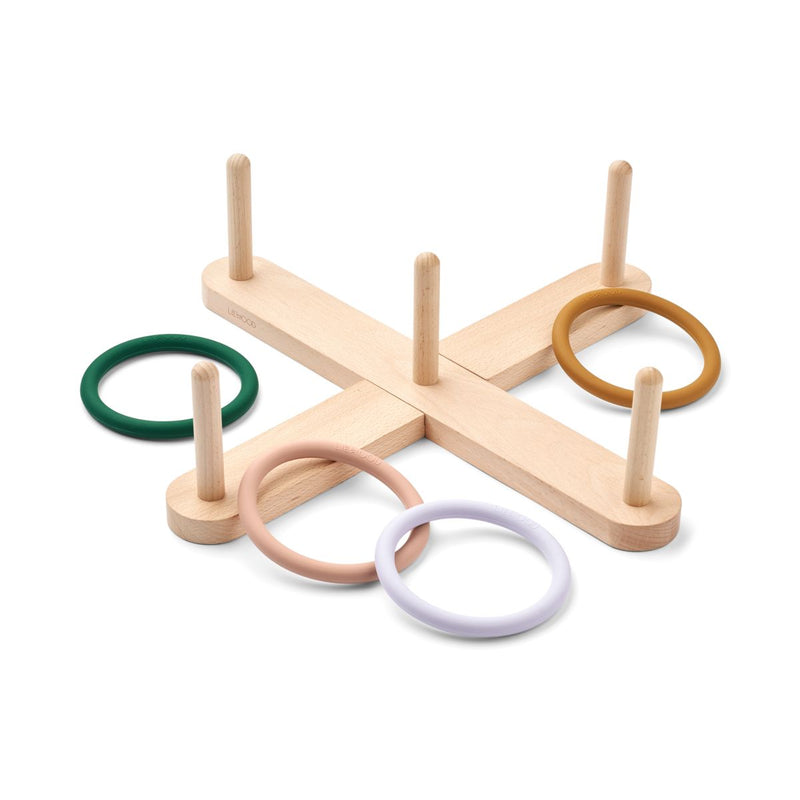 Liewood Jeu de lancer d'anneaux Ivan - Garden green multi mix - Jeux d'extérieur